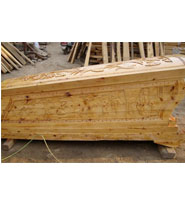 工棺材雕刻樣品