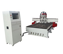 HY1325-3D氣動三頭換刀型木工雕刻機(jī)